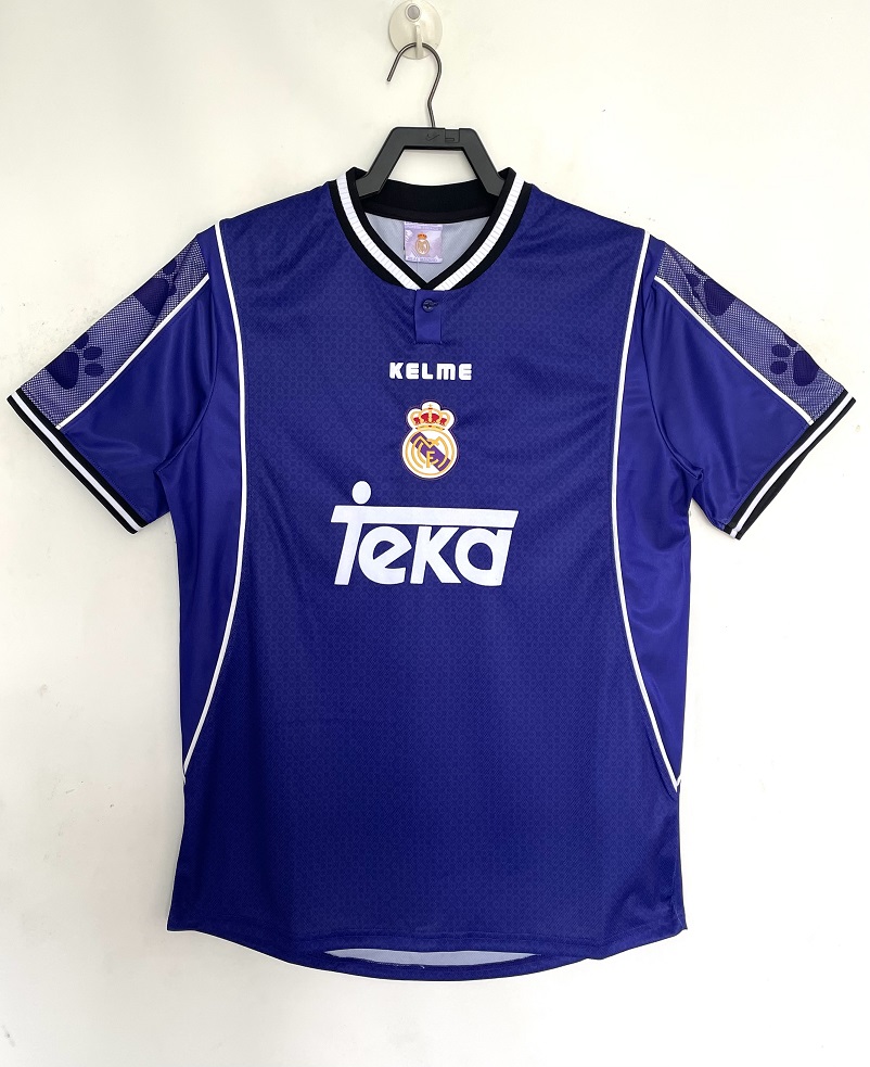 AAA Quality Real Madrid 97/98 Away Purple Soccer Jersey
